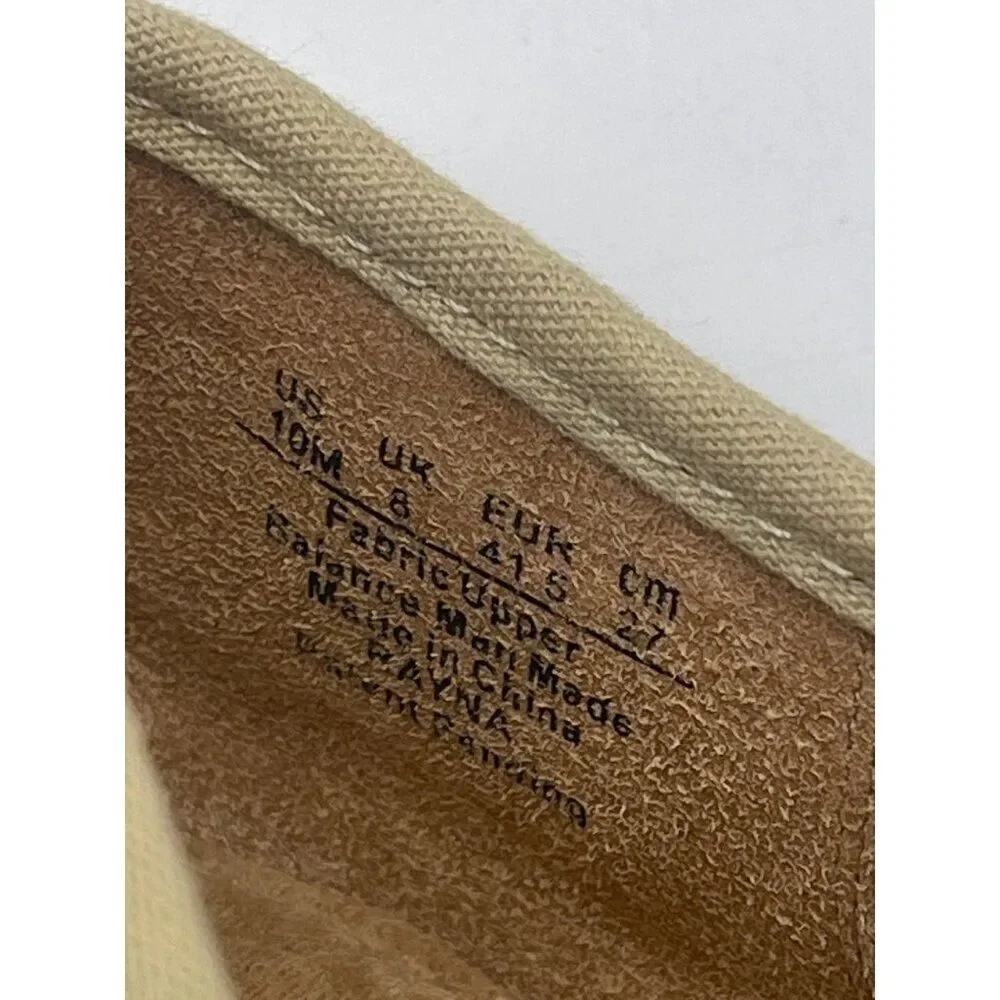 Naturalizer Rayna Women Tan Canvas Slip-On Shoe Size 10